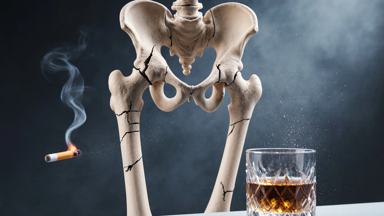 How Smoking and Alcohol Raise Osteoporosis Risk