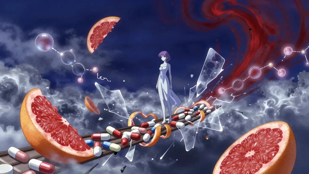 CYP450 Interactions: How Grapefruit Affects Warfarin and SSRIs