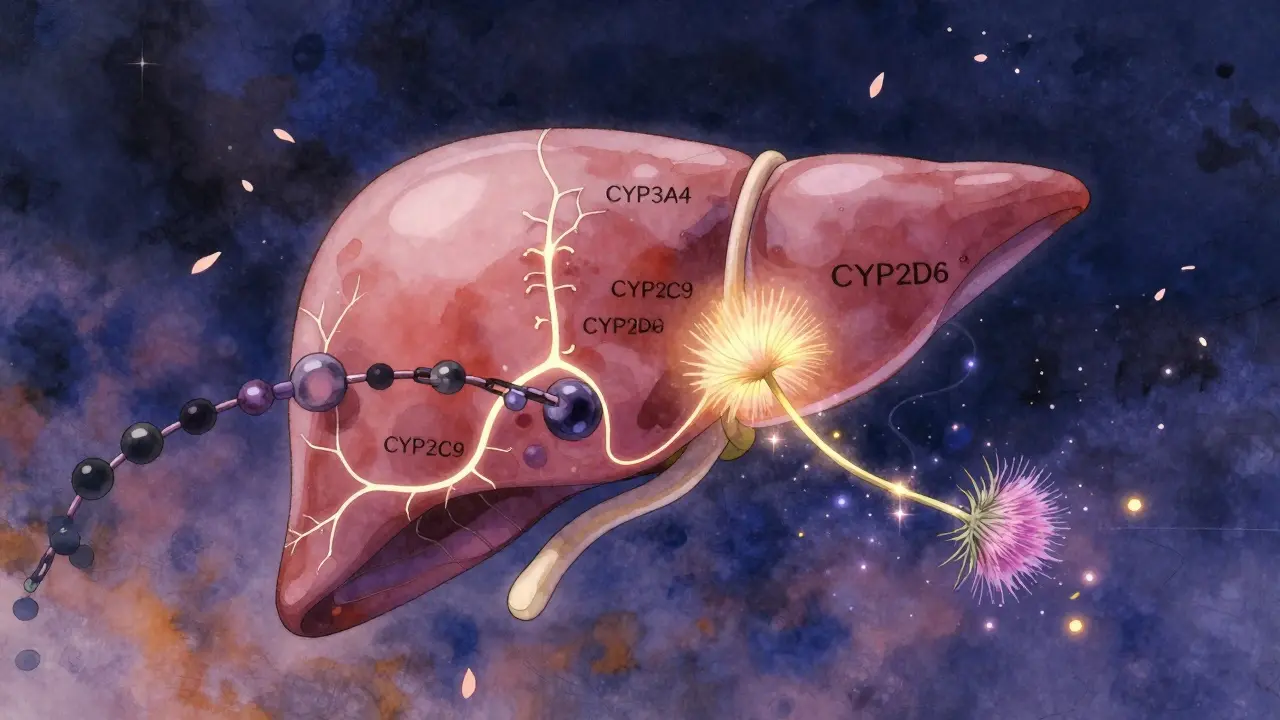 Milk Thistle and Liver-Metabolized Drugs: What You Need to Know About Enzyme Interactions